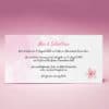 Rückseite Hochzeitseinladung Kirschblüten – Mia – Kirschblütenzweig in Aquarell mit Blumen in zartrosa, zwei seitige Hochzeitseinladungen DIN lang Format, Schriftzug „Wir heiraten“ in Kalligrafie Schrift, Hochzeitseinladungen einfach online selber gestalten im Designertool, Mustertexte auf Vorderseite und Rückseite änderbar, Textfarben änderbar | starhochzeit.de