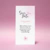Save the Date Karte Hochzeit Mia