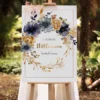 Willkommensschild Floral Vintage im Boho Style